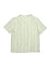Layer 8 Stripes Green Short Sleeve Button-Down Shirt Size 6 - photo 2