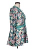 Matilda Jane 100% Polyester Teal 3/4 Sleeve Blouse Size L - photo 4