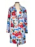 T Tahari Floral Blue Raincoat Size XS - photo 1