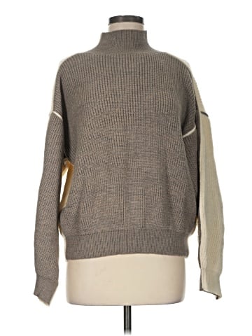 Line & Dot Turtleneck Sweater (view 1)