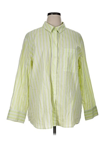 Divided by H&M 3/4 Sleeve Button-Down Shirt (view 1)