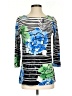 Rafaella Blue 3/4 Sleeve Top Size S - photo 1