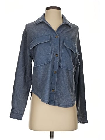 Hippie Rose Long Sleeve Button-Down Shirt (view 1)