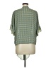 Max Studio 100% Polyester Aztec Or Tribal Print Graphic Checkered-gingham Paisley Green Kimono Size M - photo 2
