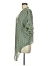 Max Studio 100% Polyester Aztec Or Tribal Print Graphic Checkered-gingham Paisley Green Kimono Size M - photo 5