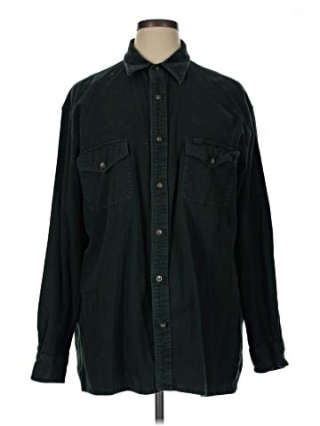 St. John's Bay Long Sleeve Button-Down Shirt (view 1)
