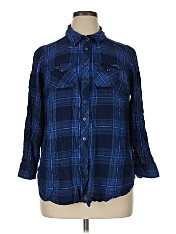 Style&Co Long Sleeve Button-Down Shirt (view 1)