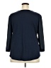 Van Heusen 100% Polyester Blue 3/4 Sleeve Blouse Size XXL - photo 2