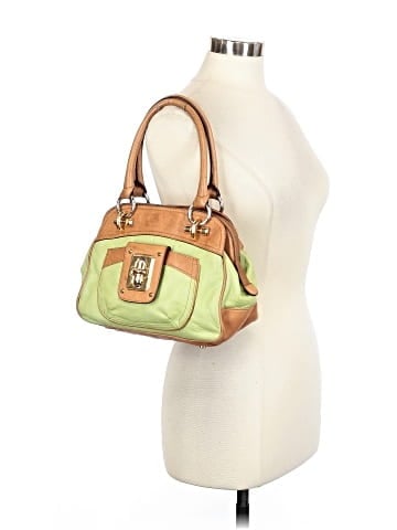 B Makowsky Leather Satchel (view 2)