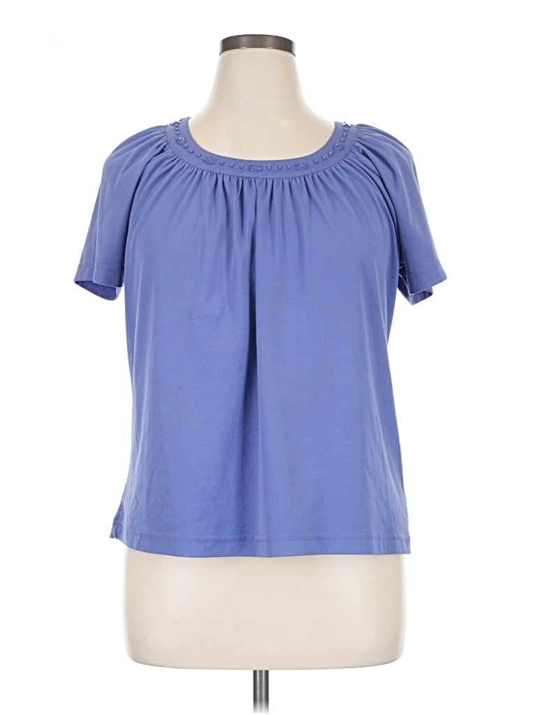 Pre-owned Sag Harbor Short Sleeve T-shirt In Blue