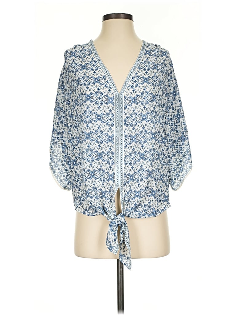 Pre-owned Max Studio Kimono In Blue
