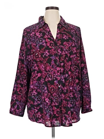 Catherines Long Sleeve Blouse (view 1)