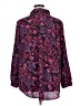 Catherines Floral Purple Long Sleeve Blouse Size 1X - photo 2