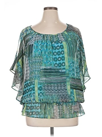 DressBarn Short Sleeve Blouse (view 1)