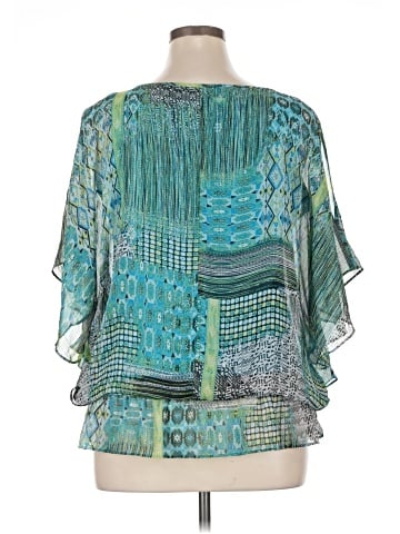 DressBarn Short Sleeve Blouse (view 2)
