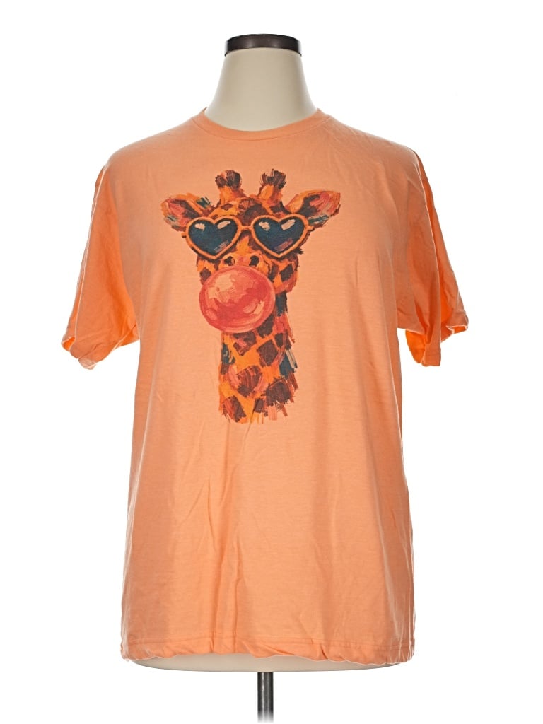 Pre-owned Tultex Short Sleeve T-shirt In Orange