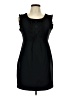 En Focus Studio Solid Black Cocktail Dress Size 12 - photo 1