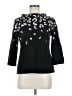 Talbots Animal Print Black Pullover Sweater Size M - photo 1