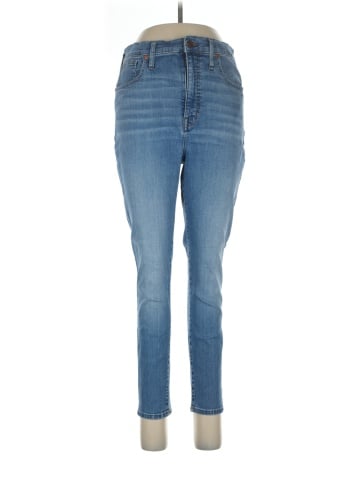 Madewell 11" High-Rise Skinny Crop Jeans in Meadowlake Wash (view 1)