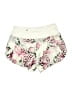 Athleta 100% Polyester Floral Ivory Shorts Size XS - photo 2