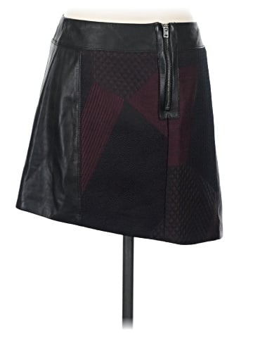 Helmut Lang Faux Leather Skirt (view 2)