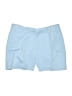 Crown & Ivy Solid Blue Shorts Size 8 - photo 1