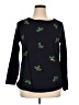 Talbots 100% Cotton Black Long Sleeve Top Size 1X - photo 1