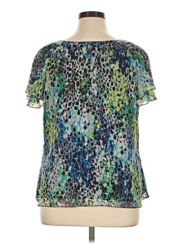 Cj Banks Short Sleeve Blouse (view 2)