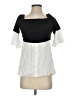 Venus White Short Sleeve Blouse Size S - photo 1