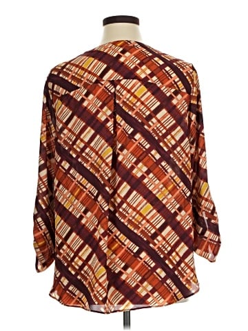 Cato 3/4 Sleeve Blouse (view 2)