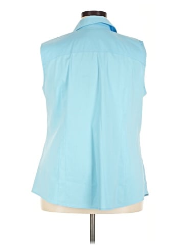 Foxcroft Sleeveless Button-Down Shirt (view 2)