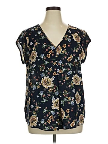 Halogen Short Sleeve Blouse (view 1)