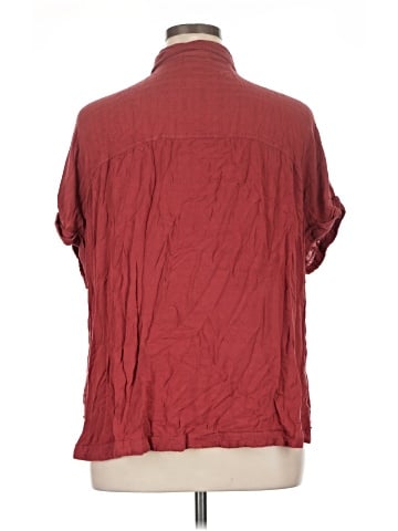 a.n.a. A New Approach Short Sleeve Blouse (view 2)
