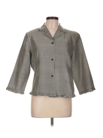 Silkland 3/4 Sleeve Button-Down Shirt (view 1)