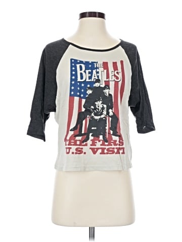 The Beatles 3/4 Sleeve Top (view 1)