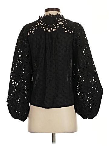 Aqua 3/4 Sleeve Blouse (view 2)