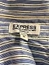 Express Stripes Blue Long Sleeve Button-Down Shirt Size XS - photo 7