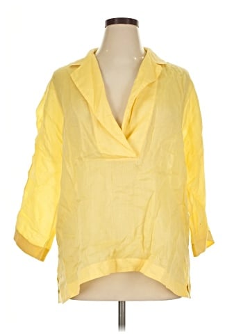 Lafayette 148 New York 3/4 Sleeve Blouse (view 1)