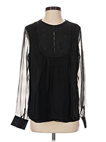 ADAM by Adam Lippes Long Sleeve Silk Top (view 1)