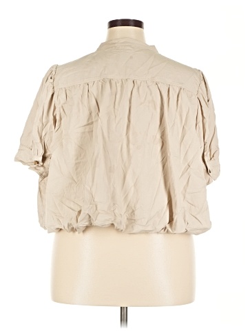 Divided by H&M 3/4 Sleeve Button-Down Shirt (view 2)
