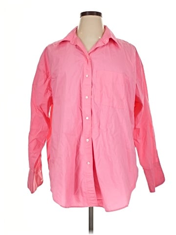 H&M 3/4 Sleeve Button-Down Shirt (view 1)
