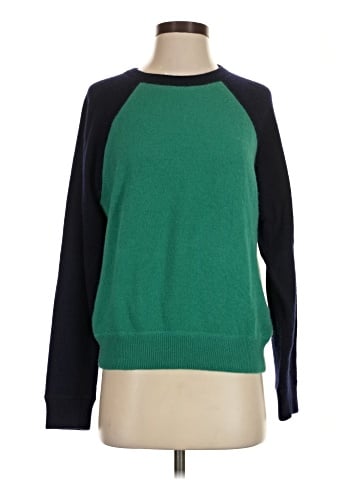 Aqua Cashmere Pullover Sweater (view 1)