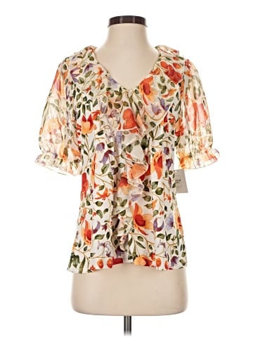 Perseption Concept Short Sleeve Blouse (view 1)