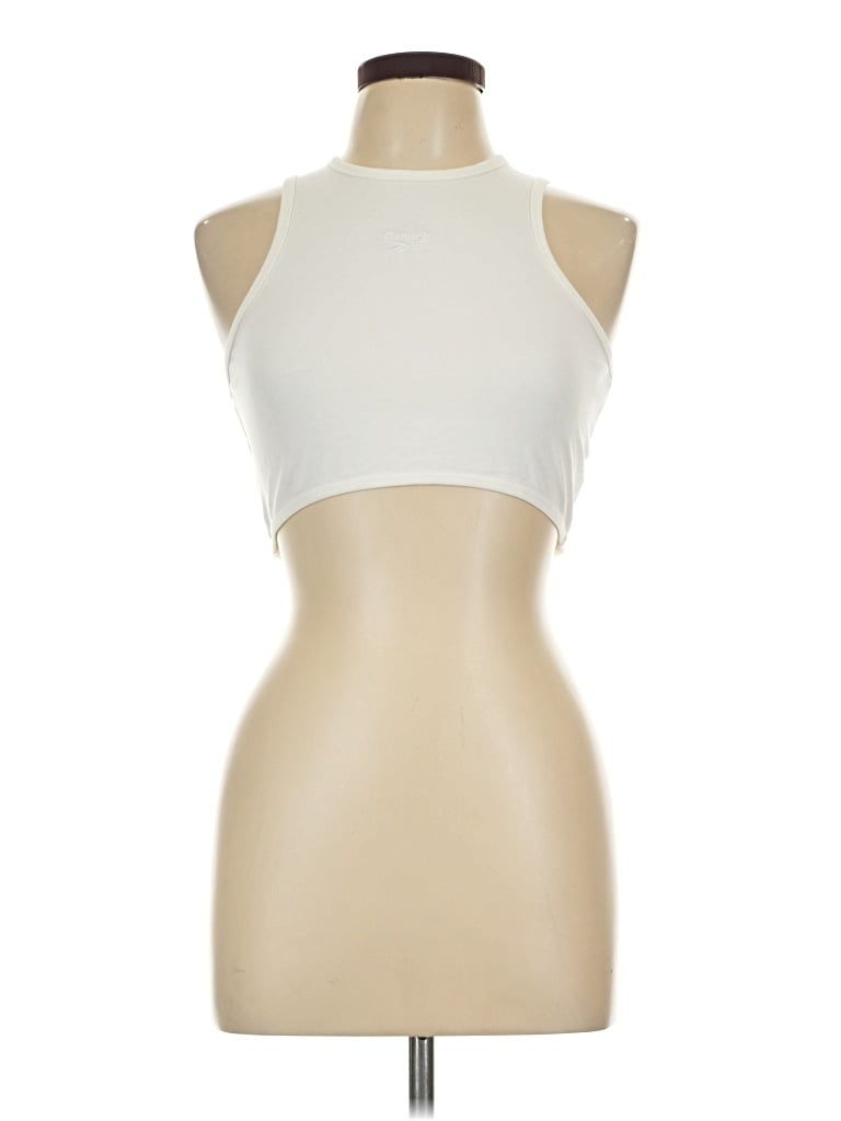 Pre-owned Reebok Active Tank Top In Ivory