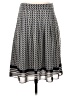 Talbots 100% Polyester Chevron-herringbone Gray Casual Skirt Size 4 Petite - photo 1