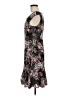 Connected Apparel Print Black Casual Dress Size 8 - photo 5