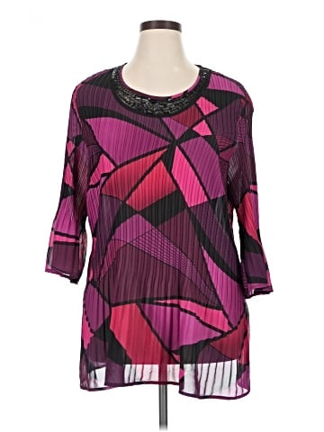 Catherines 3/4 Sleeve Blouse (view 1)