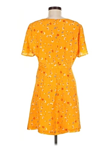 Madewell Silk Belladonna Dress in Painted Carnations (view 2)
