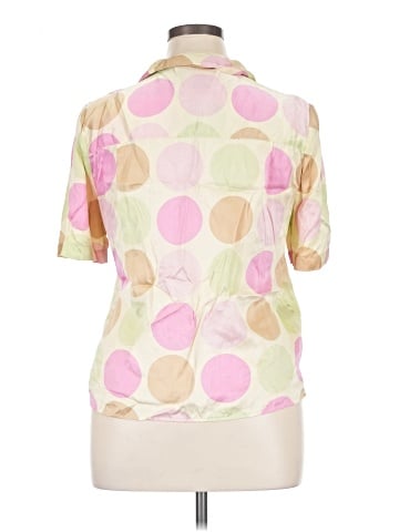 Preston & York Short Sleeve Silk Top (view 2)
