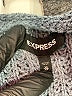 Express 100% Polyester Solid Blue Pullover Sweater Size XS - photo 7